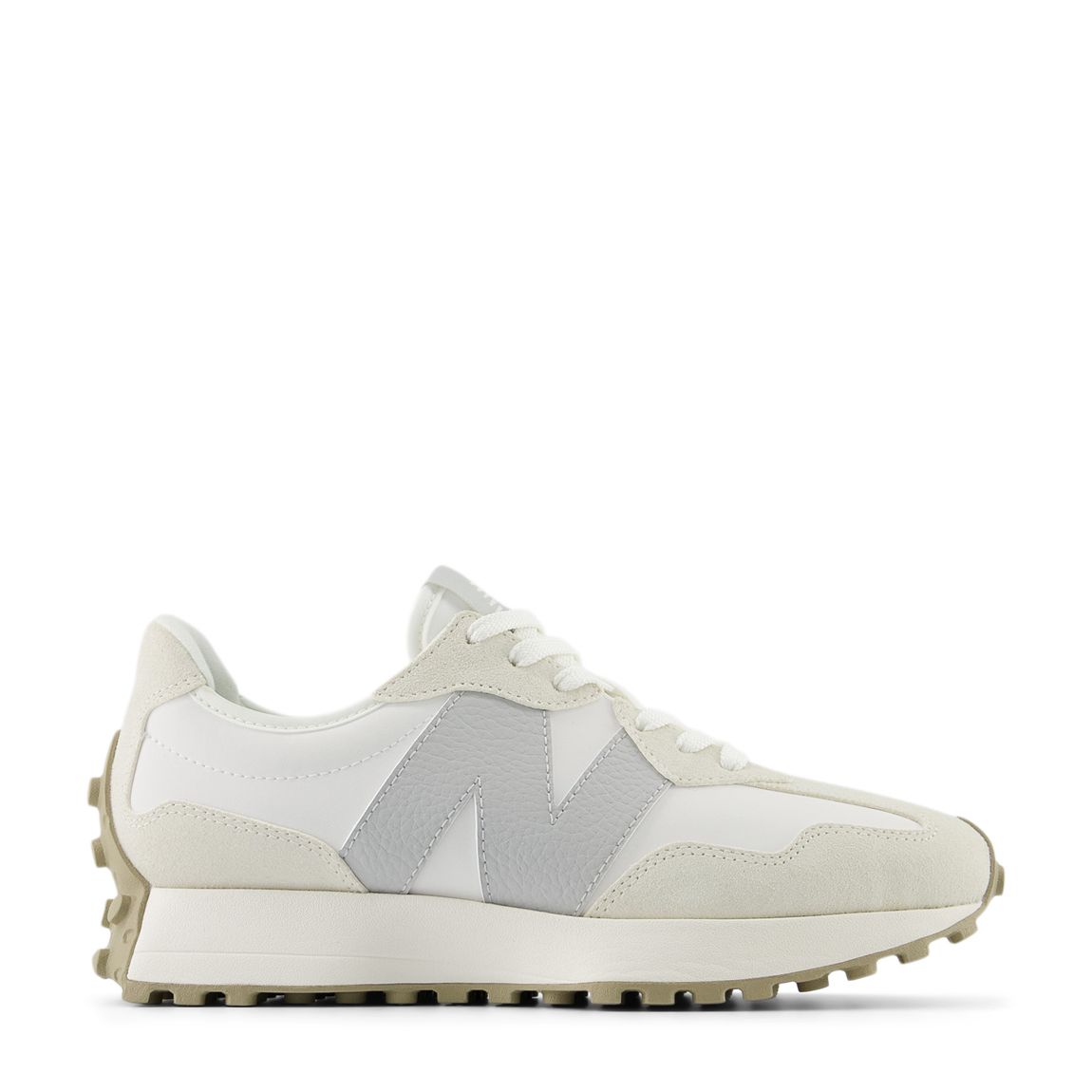 Women's White/Grey 327 Trainers main product photo
