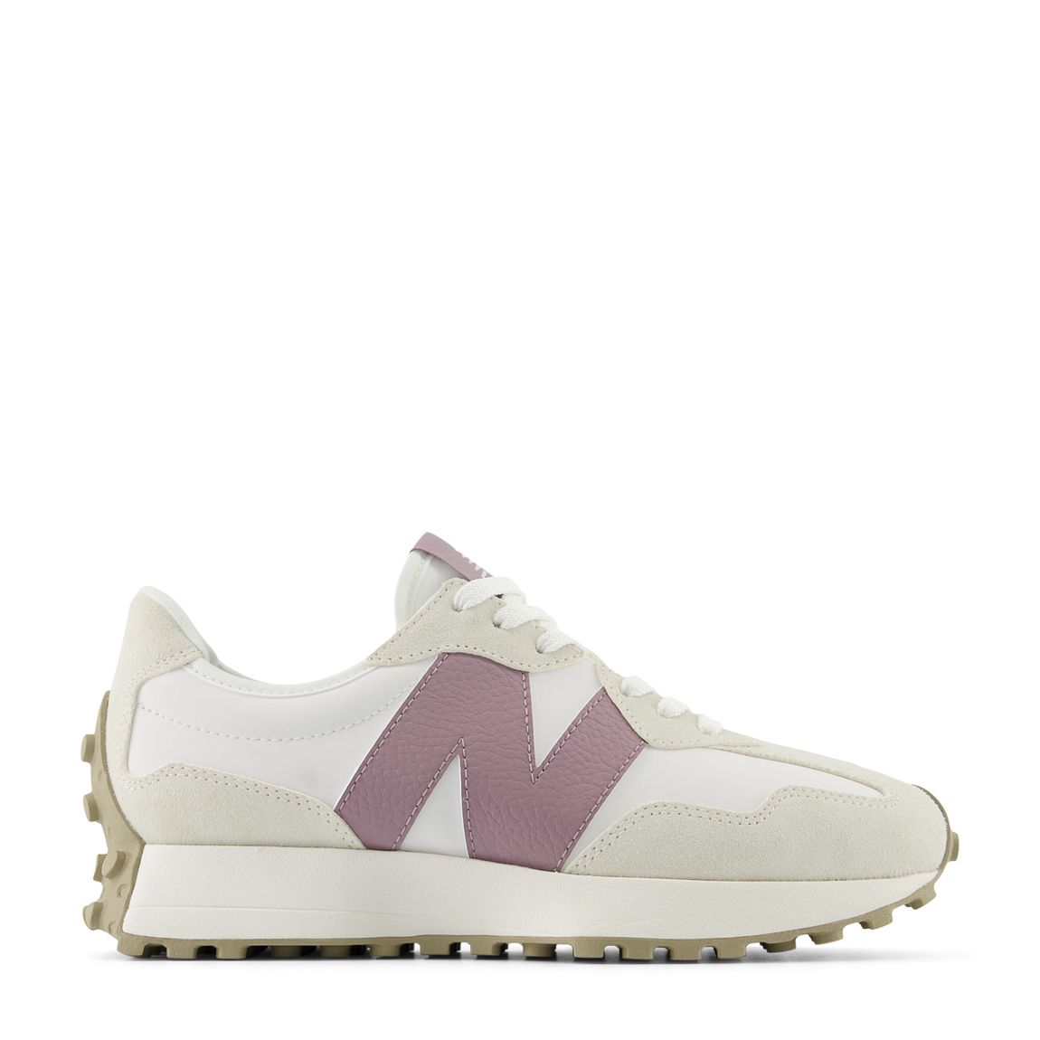 Women's White/Pink 327 Trainers main product photo
