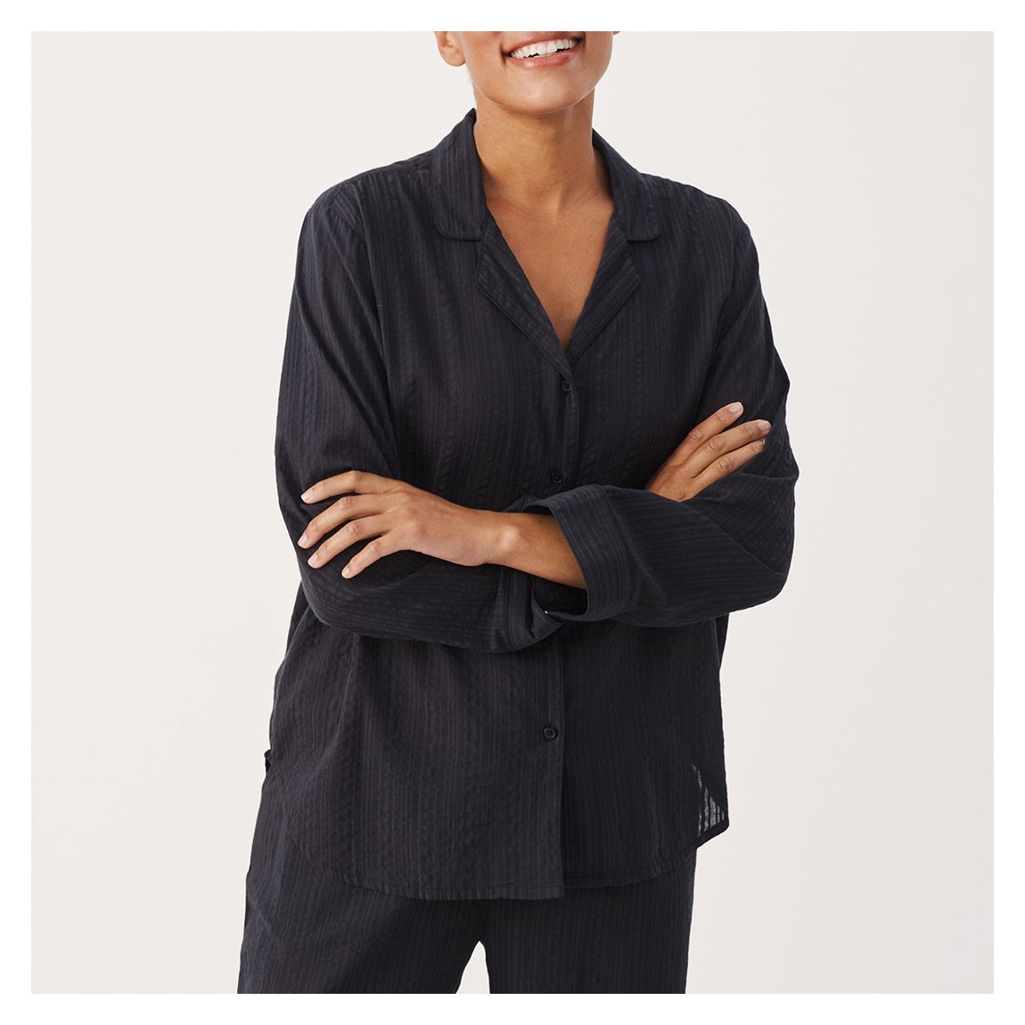 Navy Telma Pyjama Shirt main product photo