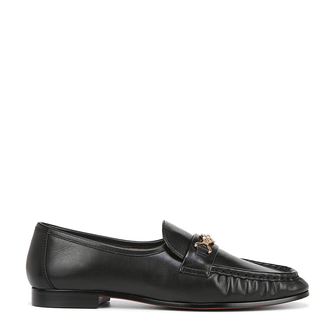Women's Black Lucca Leather Loafer main product photo