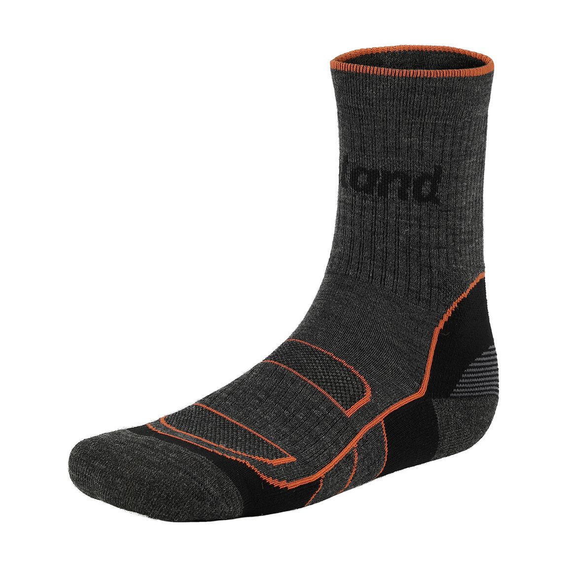 Grey Unisex Forest Wool Blend Socks main product photo