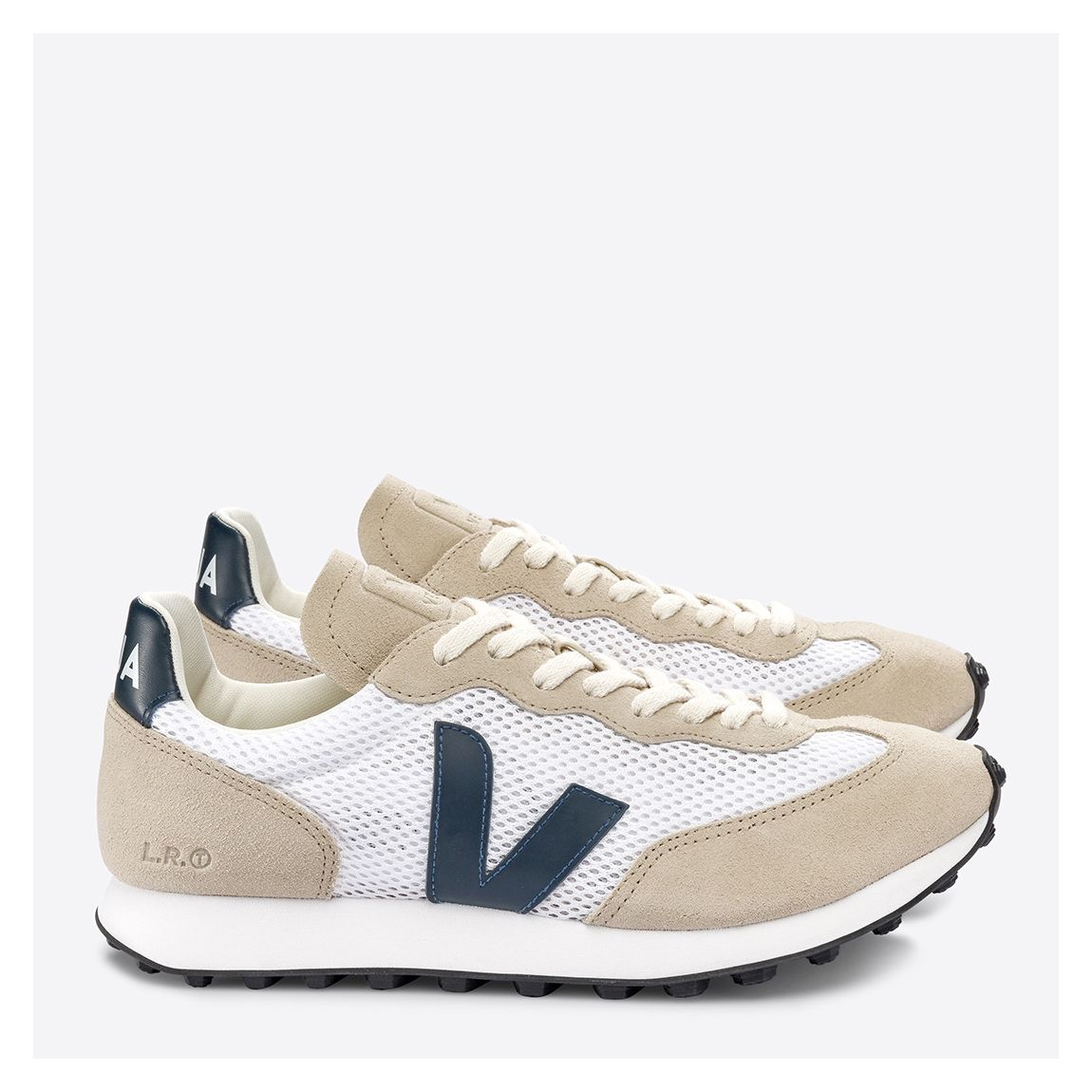 Women's Beige/Navy Rio Branco Trainer main product photo
