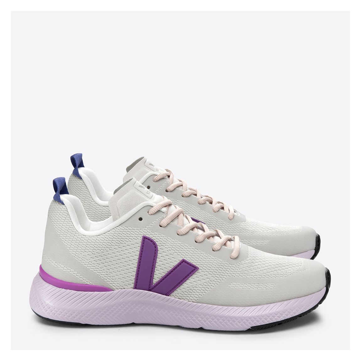Women's White/Purple Impala Mesh Trainers main product photo