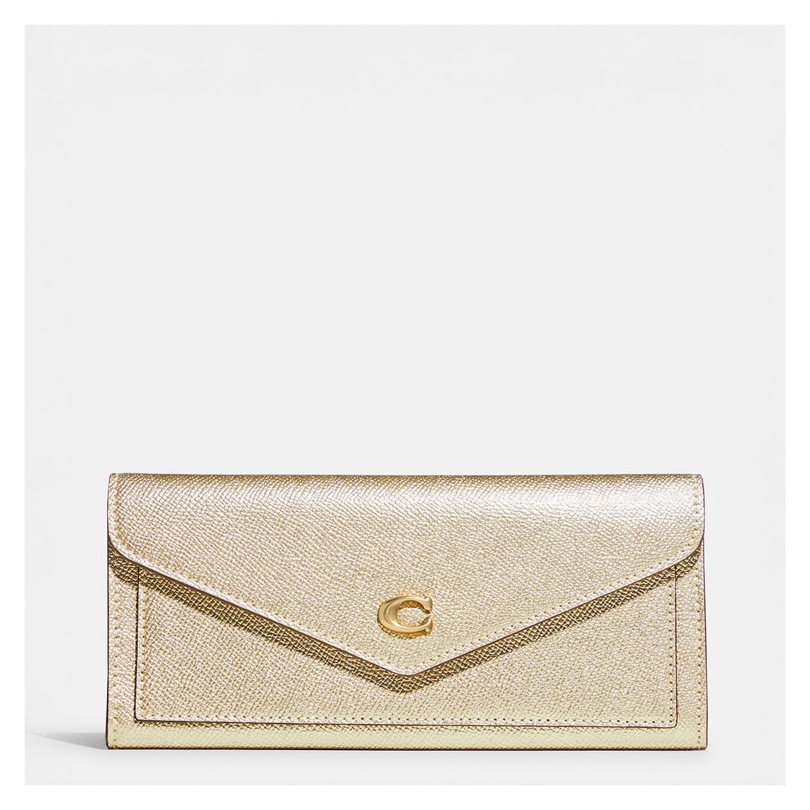 Metallic Soft Gold Metallic Wyn Soft Wallet main product photo