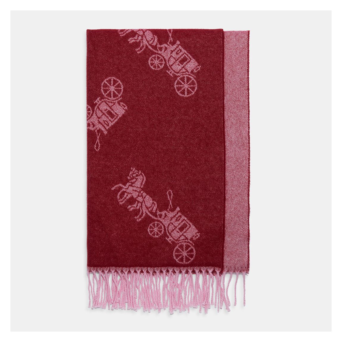 Bright Violet Oversized Horse And Carriage Muffler main product photo