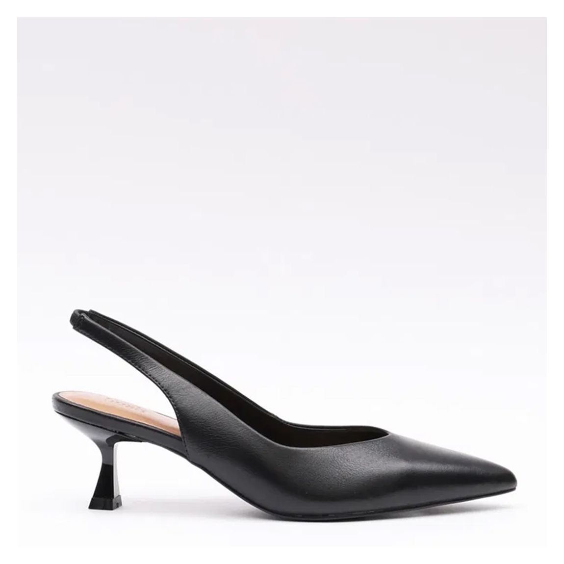Black Slingback Kitten Heel main product photo