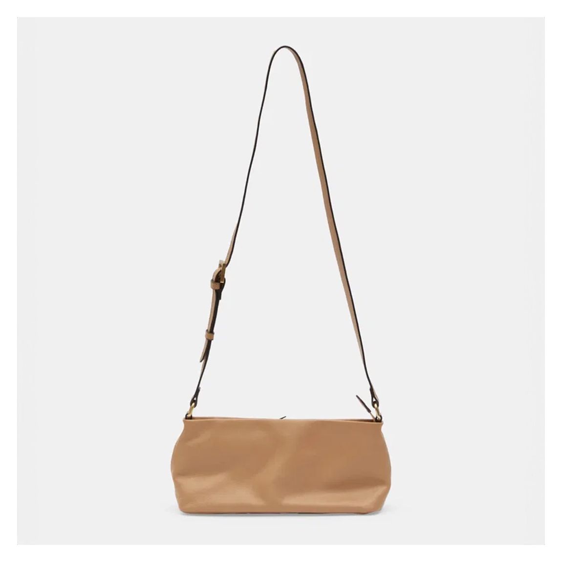 Camel Leather Shoulder Bag main product photo