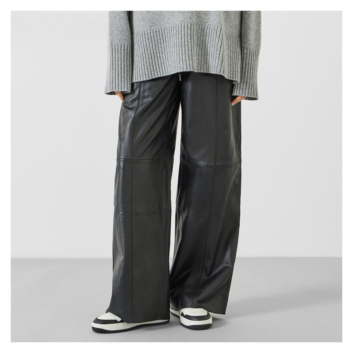 Black Leather Trousers main product photo