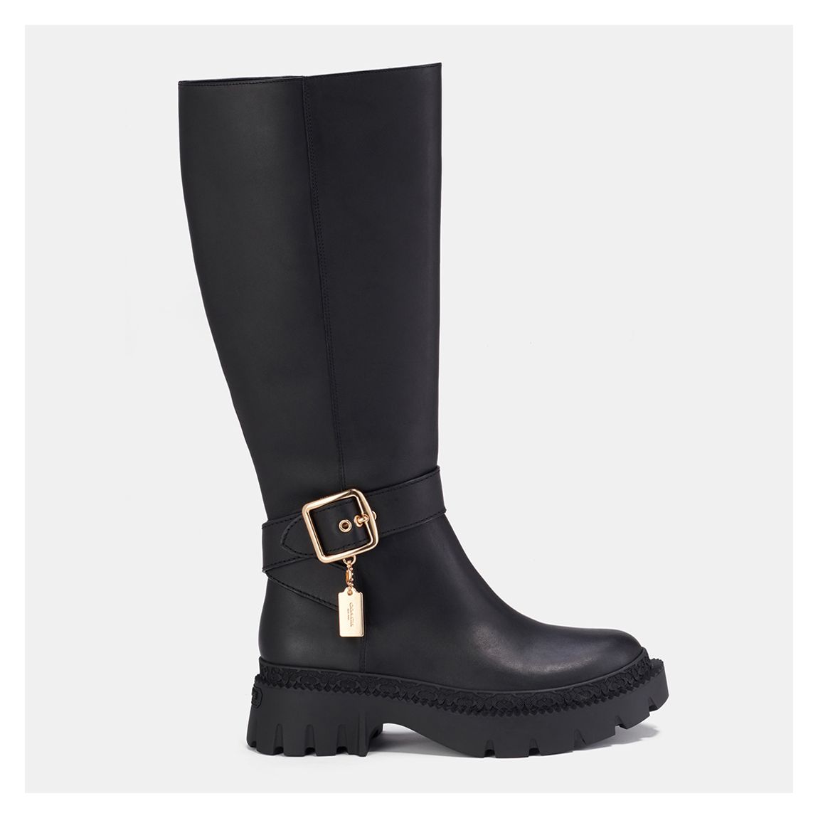 Black James Leather Boot main product photo