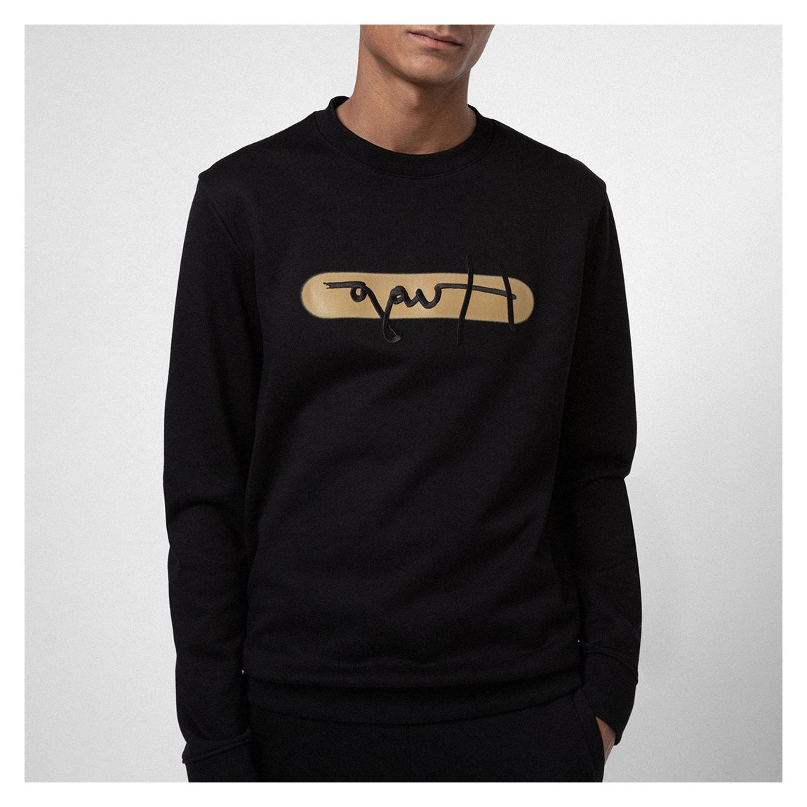Black Dicago Cotton Sweatshirt main product photo