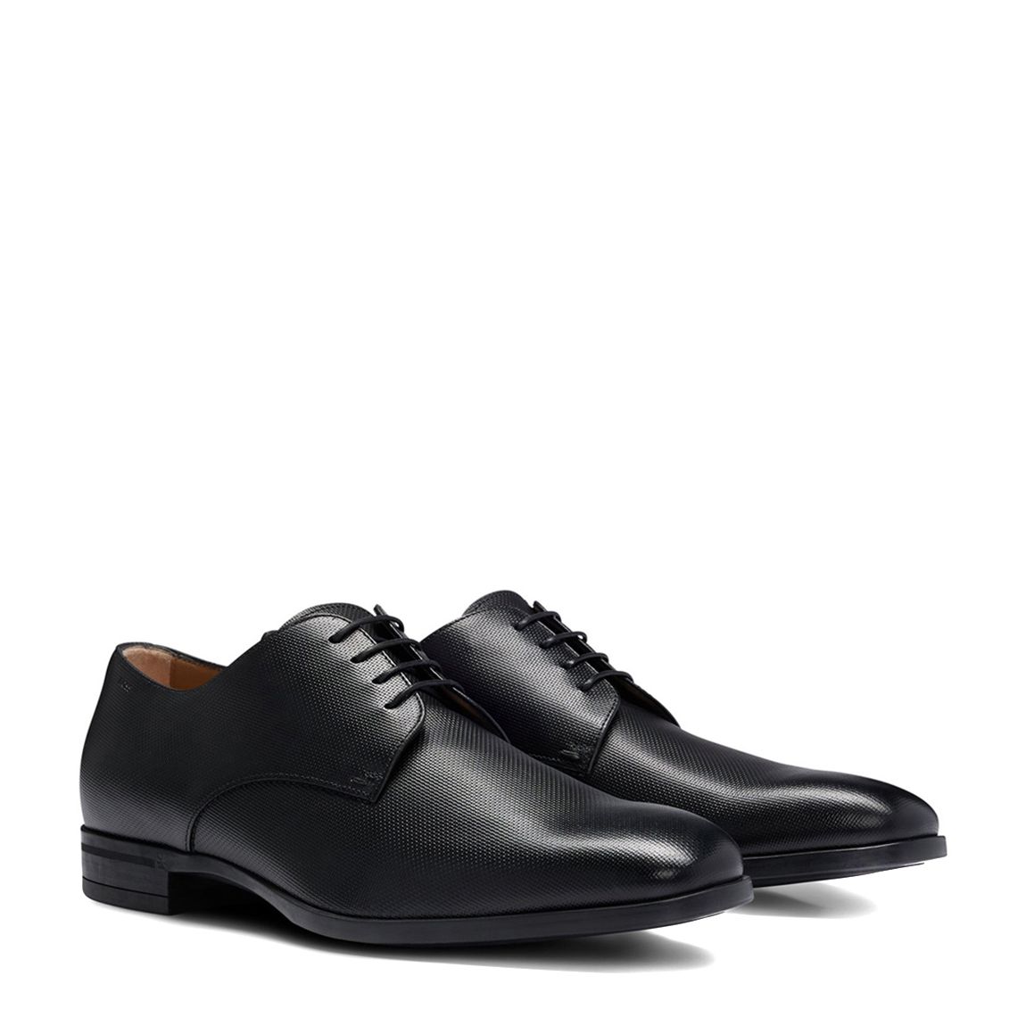Black Kensington Leather Oxford Shoes main product photo