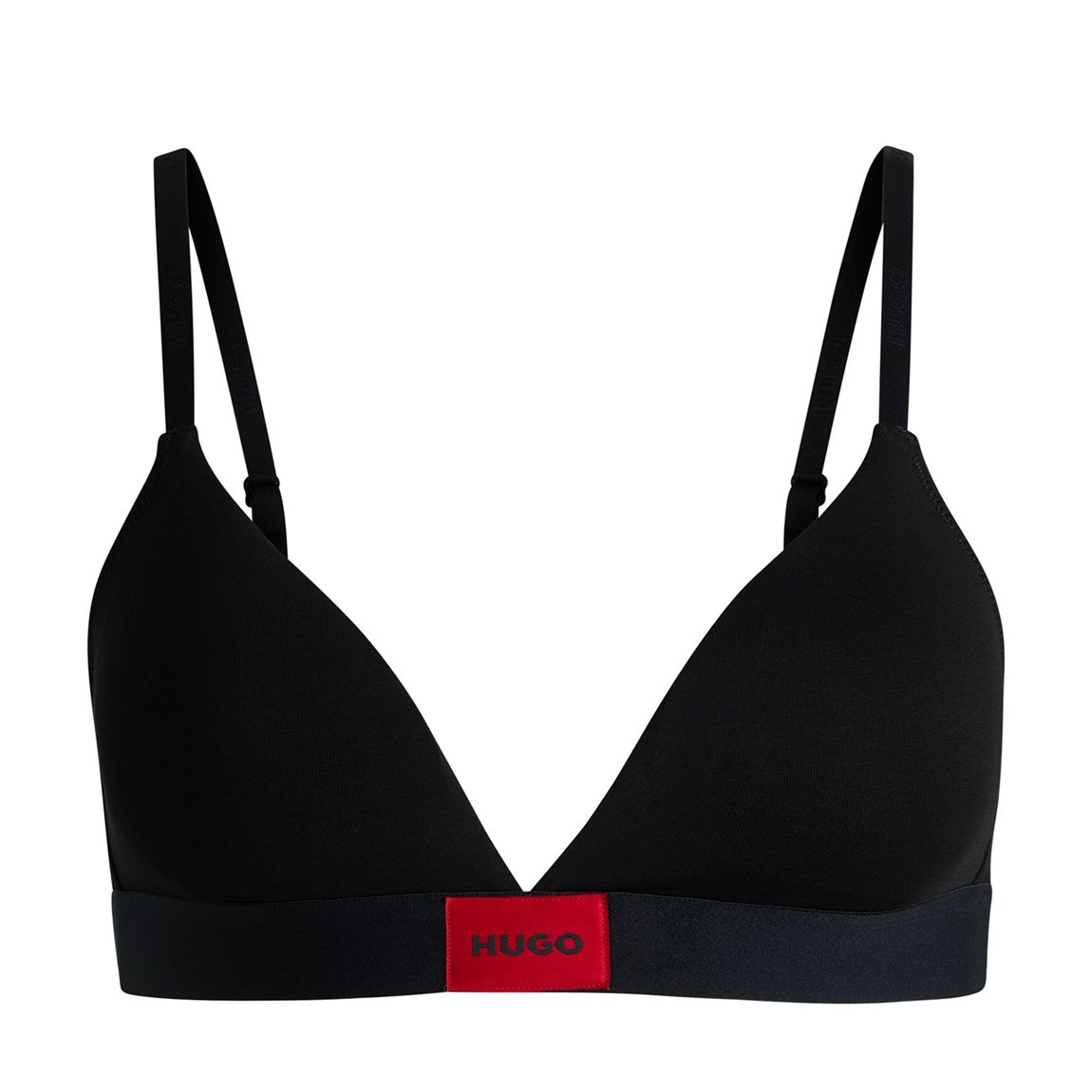 Black Triangle Moulded Bralette main product photo