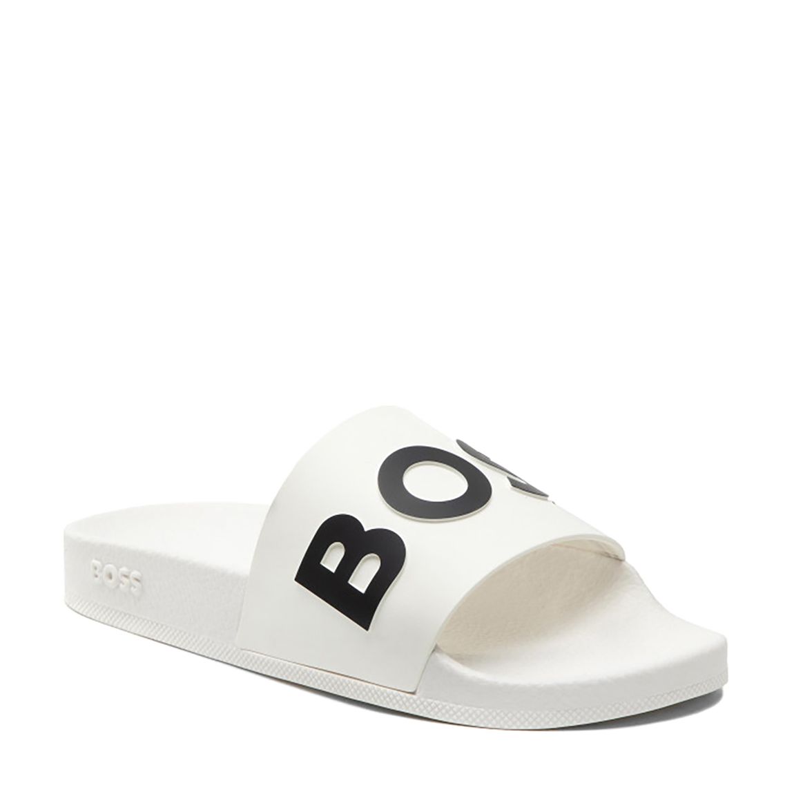 White Large Logo Sliders main product photo