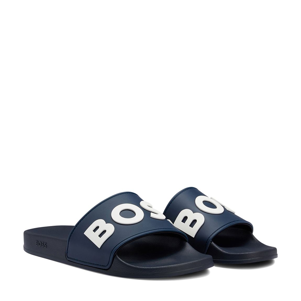 BOSS Navy Large Logo Sliders main product photo