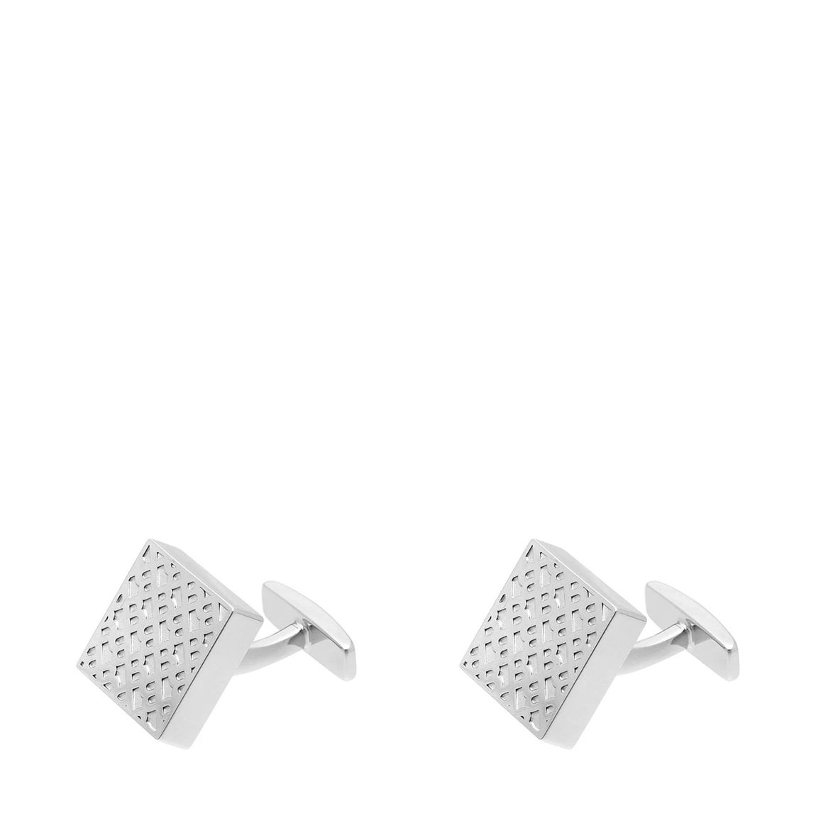 Silver Square Engraved Cufflinks main product photo