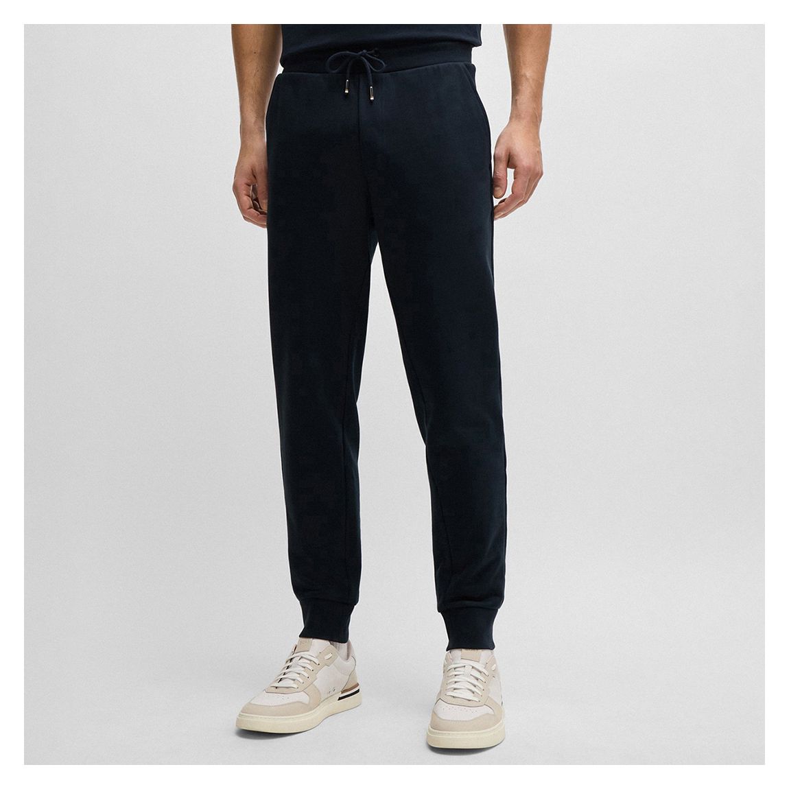 Navy Drawstring Joggers main product photo