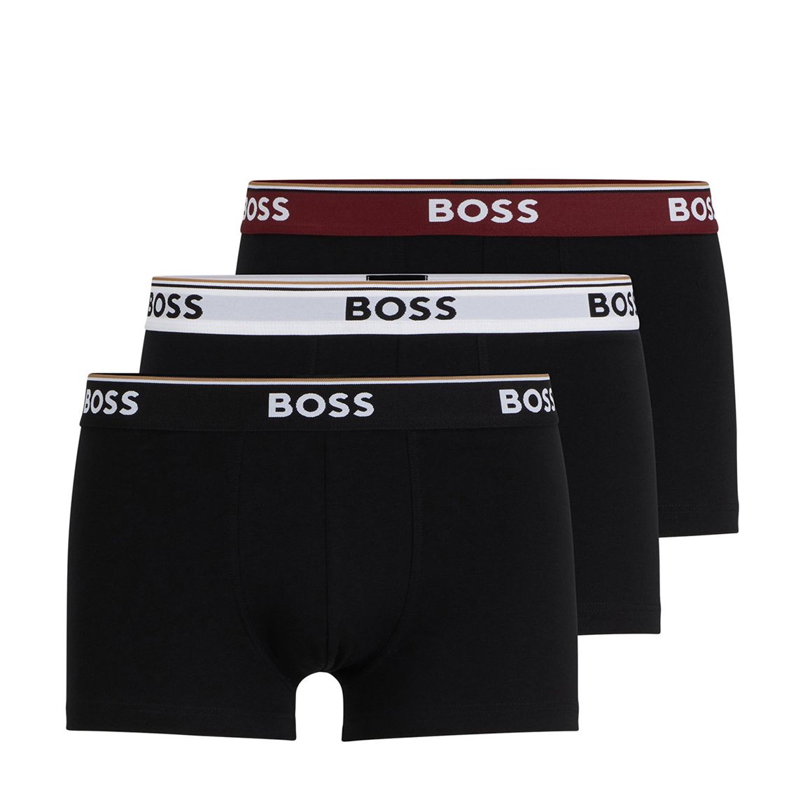 Black 3 Pack Logo Band Boxers main product photo