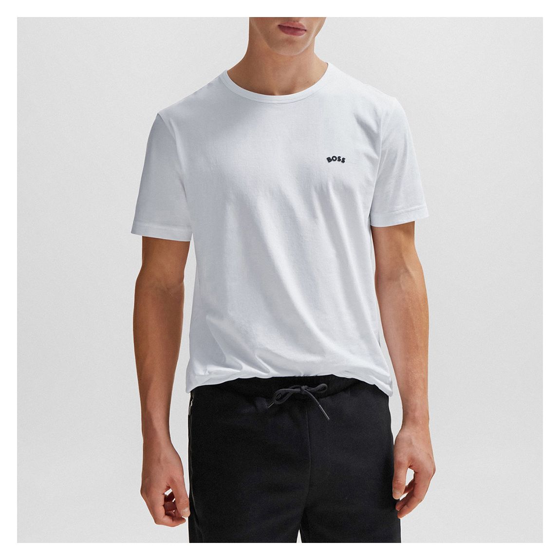 White Small Logo Cotton T-Shirt main product photo