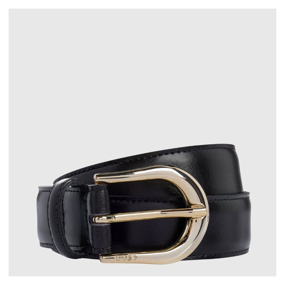 Black Carol Leather Belt main product photo