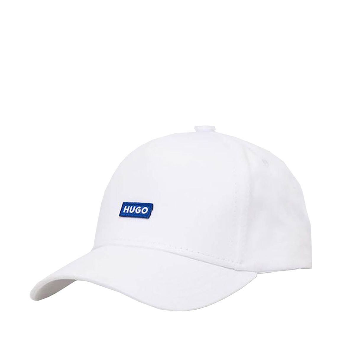 White Embroidered Cotton Cap main product photo
