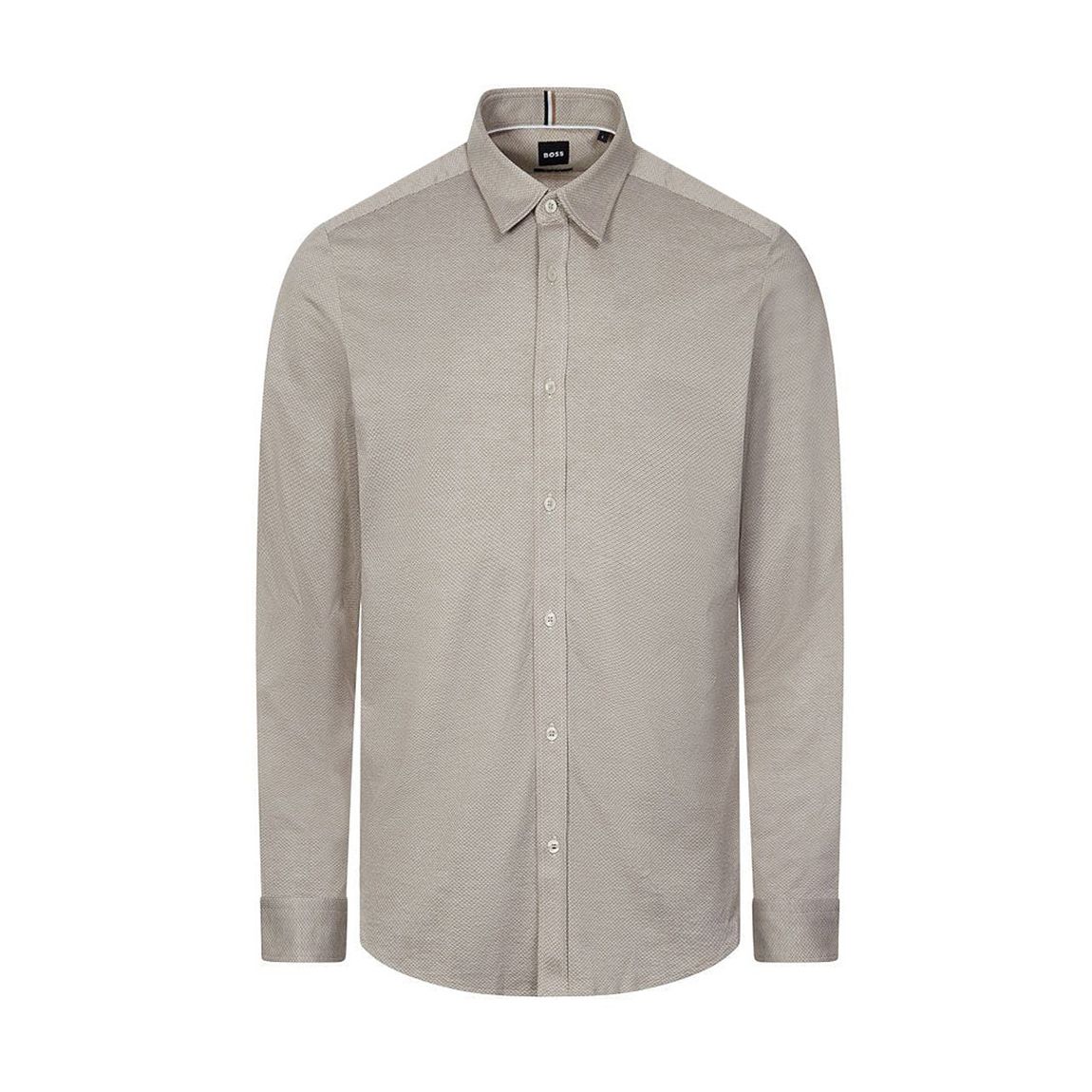 Beige Textured Cotton Shirt main product photo