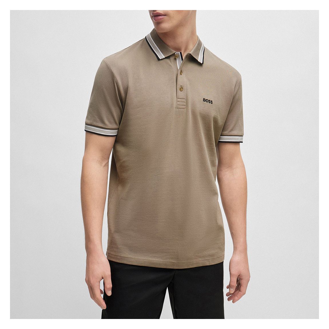Pastel Green Cotton Polo Shirt main product photo