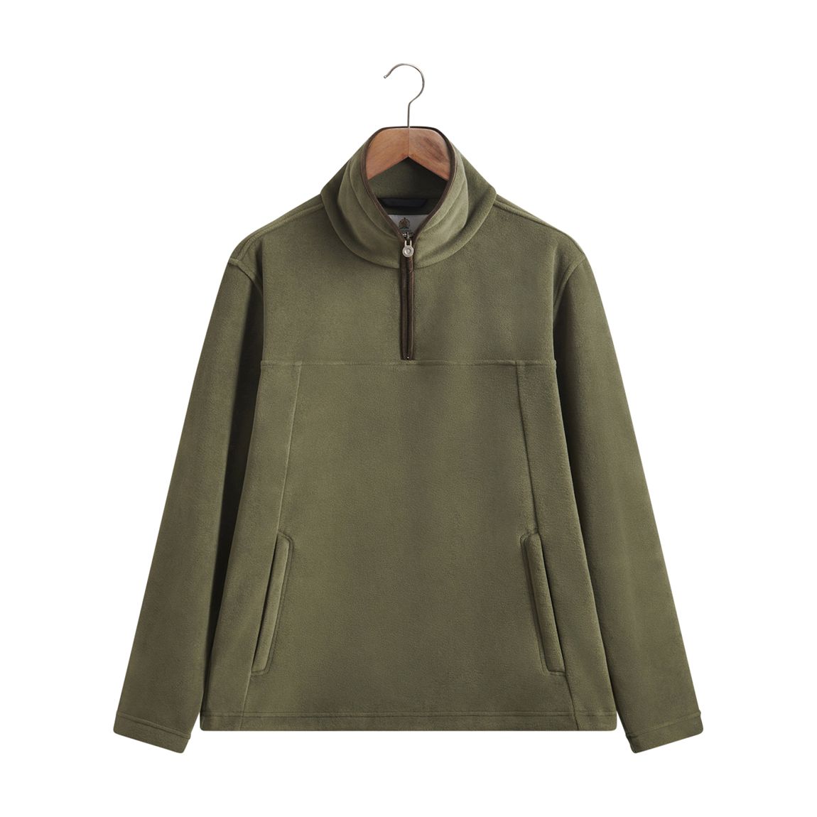 Khaki Quarter Zip Fleece main product photo