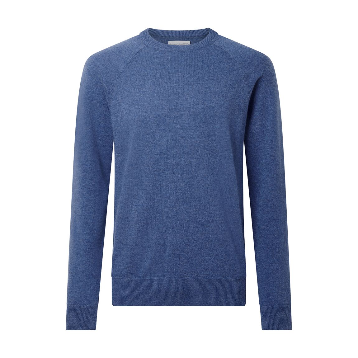 Blue Classic Crew Neck Wool Cashmere Jumper main product photo