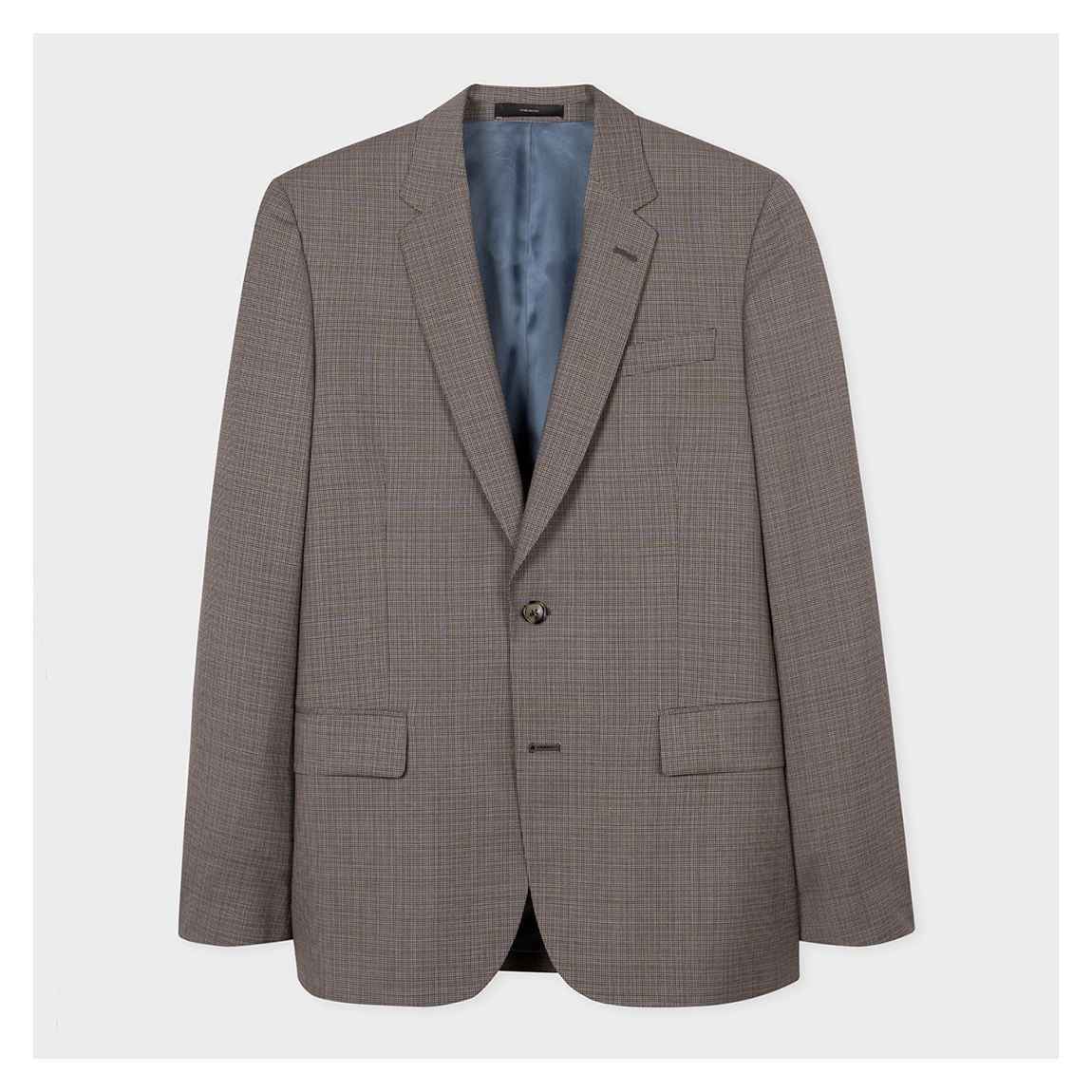Beige Check Wool Blazer main product photo