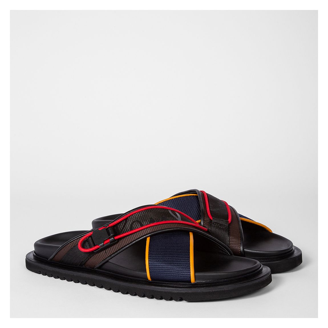 Dark Brown Vamori Strap Sandals main product photo