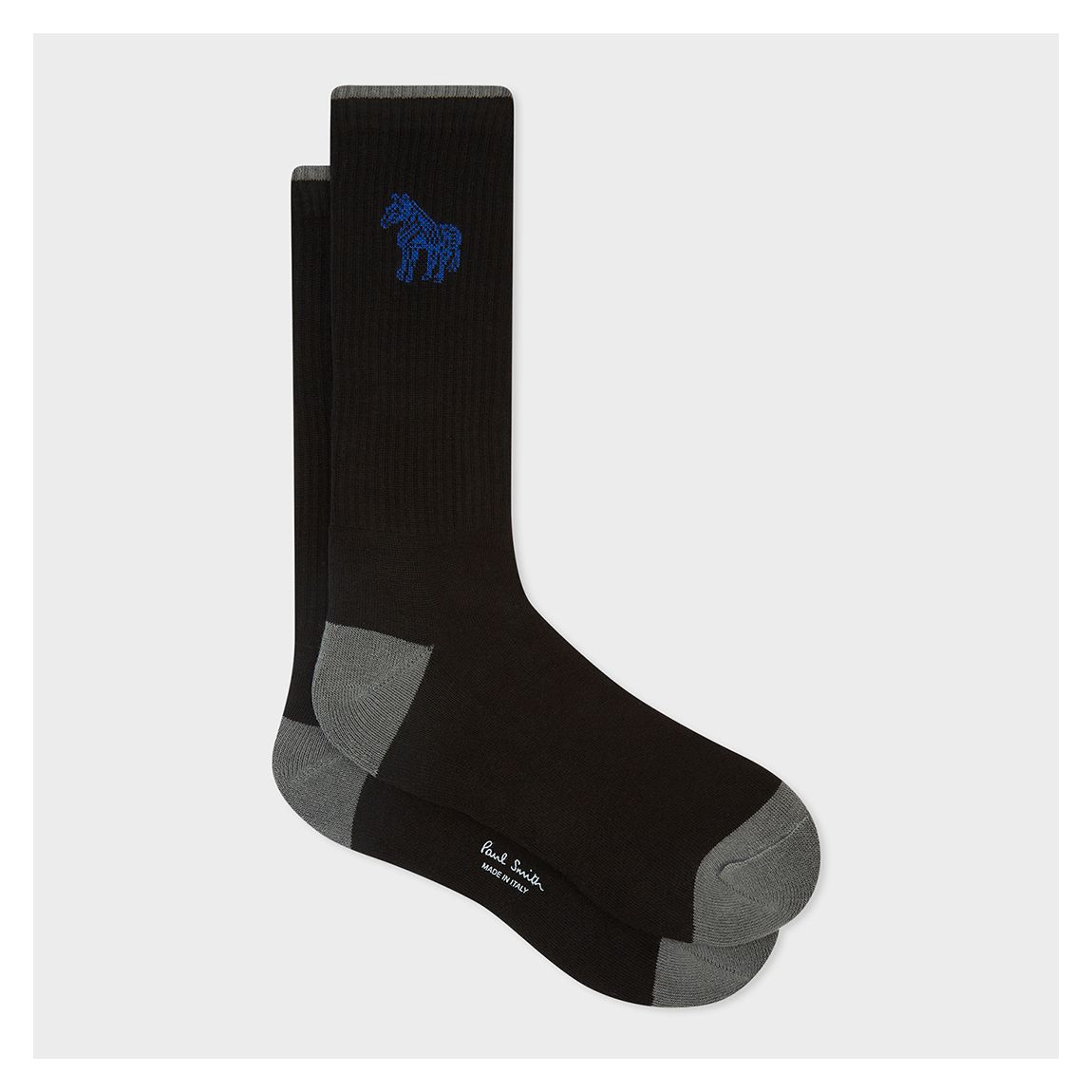 Black Zebra Cotton Blend Socks main product photo