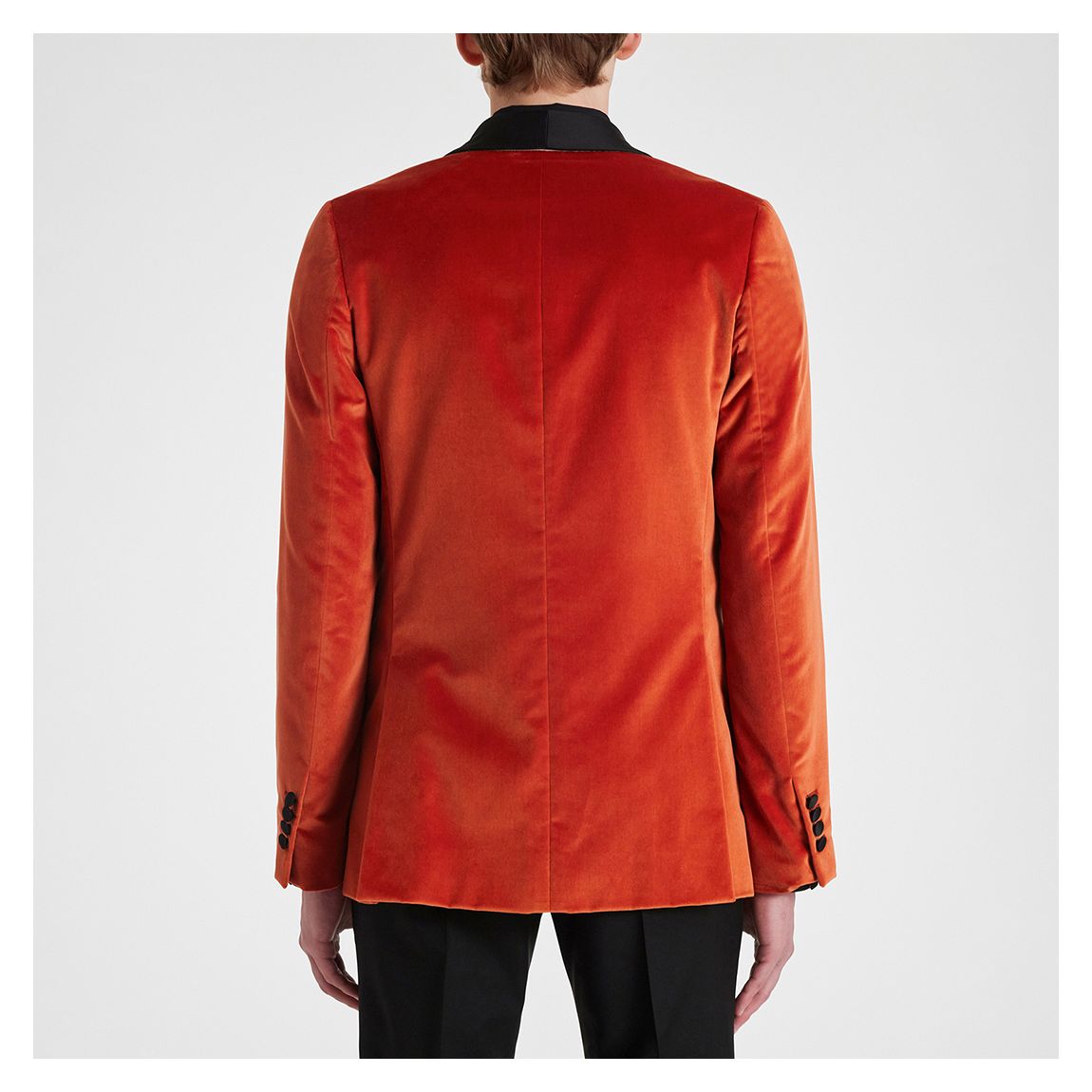 Orange Scoop Velvet Cotton Blazer main product photo