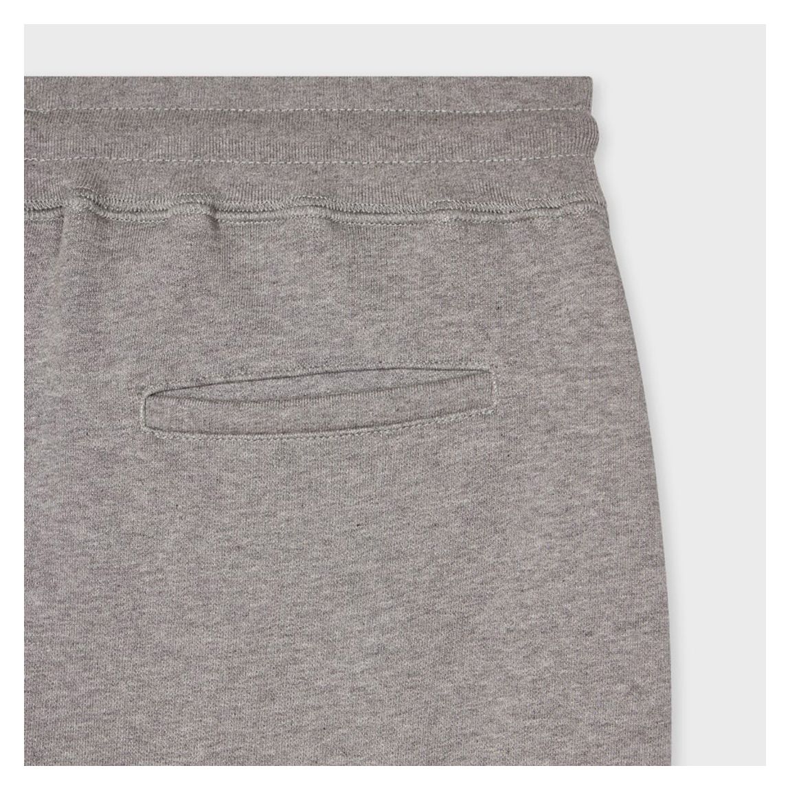 Grey Embroidered Slim Cotton Joggers main product photo