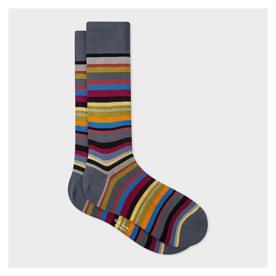 Grey Aldgate Stripe Socks main product photo
