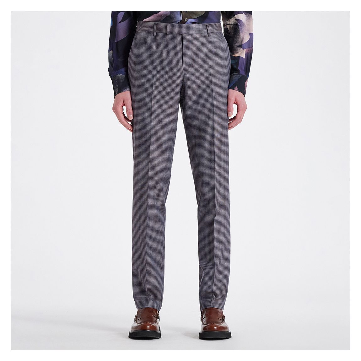 Navy Tailored Wool Trousers main product photo