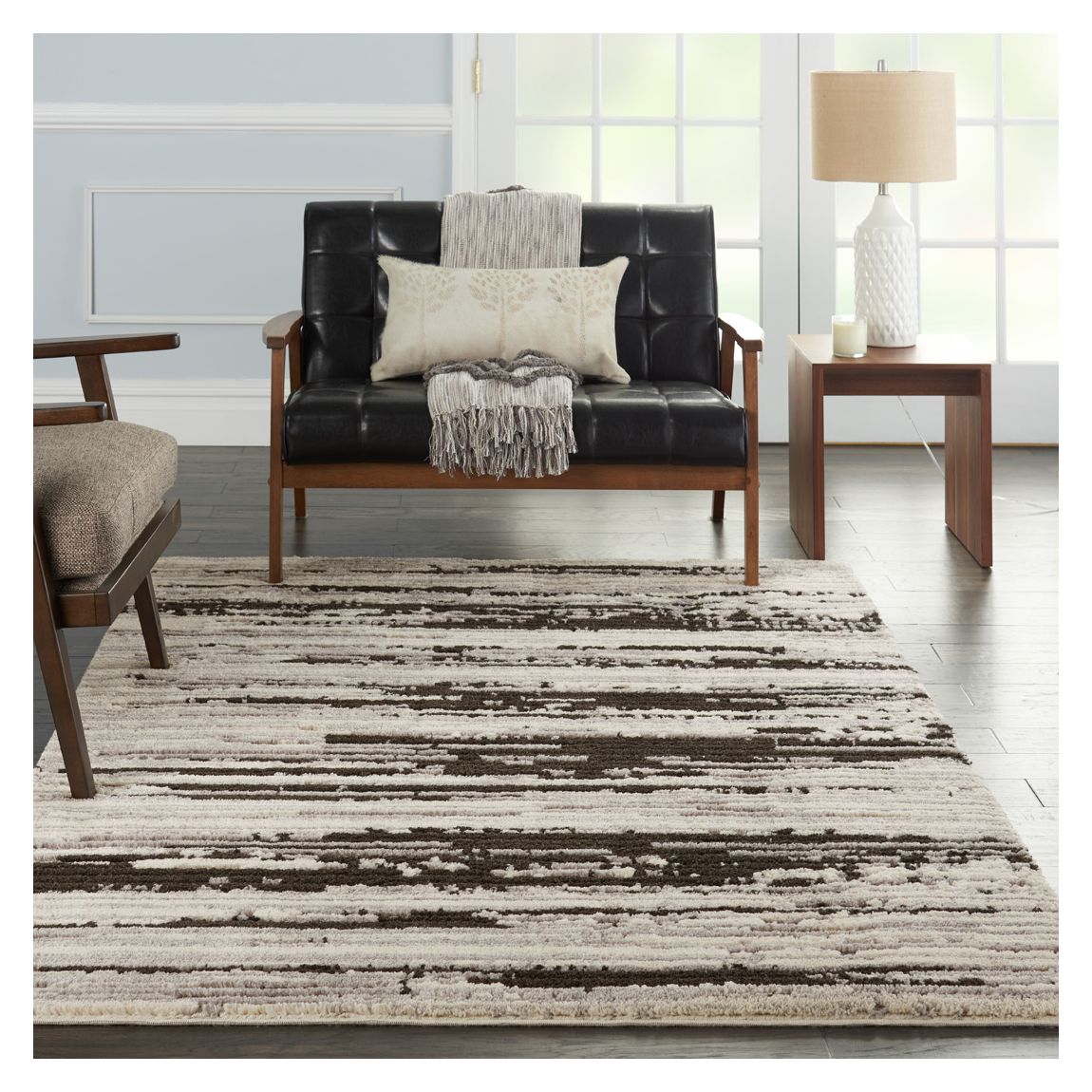 Zermatt ZER02 300 x 239cm Rug, Ivory/Charcoal main product photo