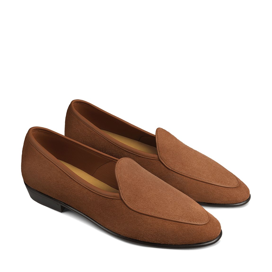 Men's Brown Sagan Classic Suede Loafers main product photo
