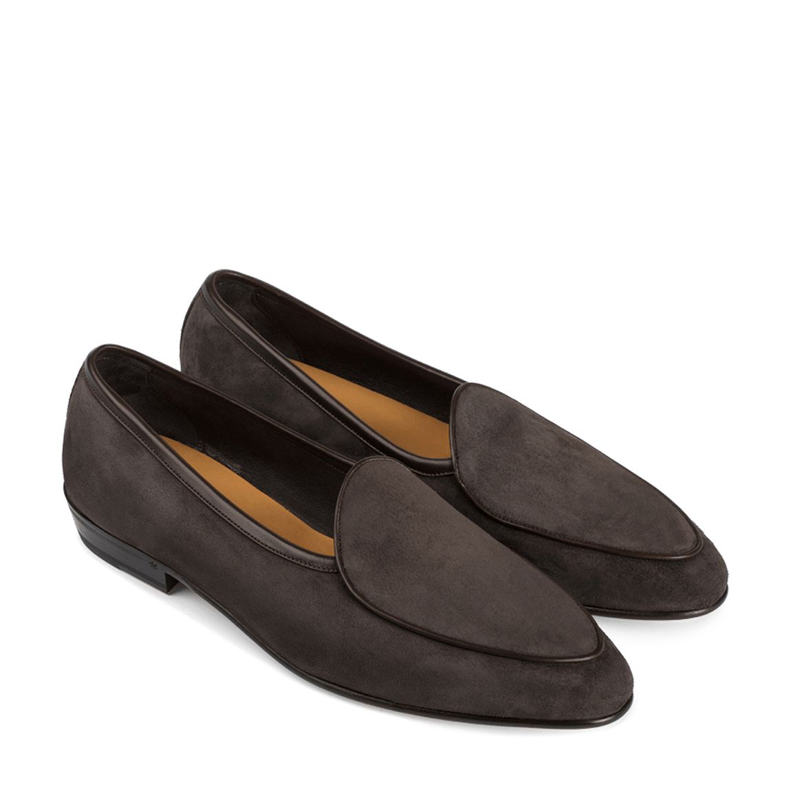 Men's Grey Sagan Classic Suede Loafers main product photo