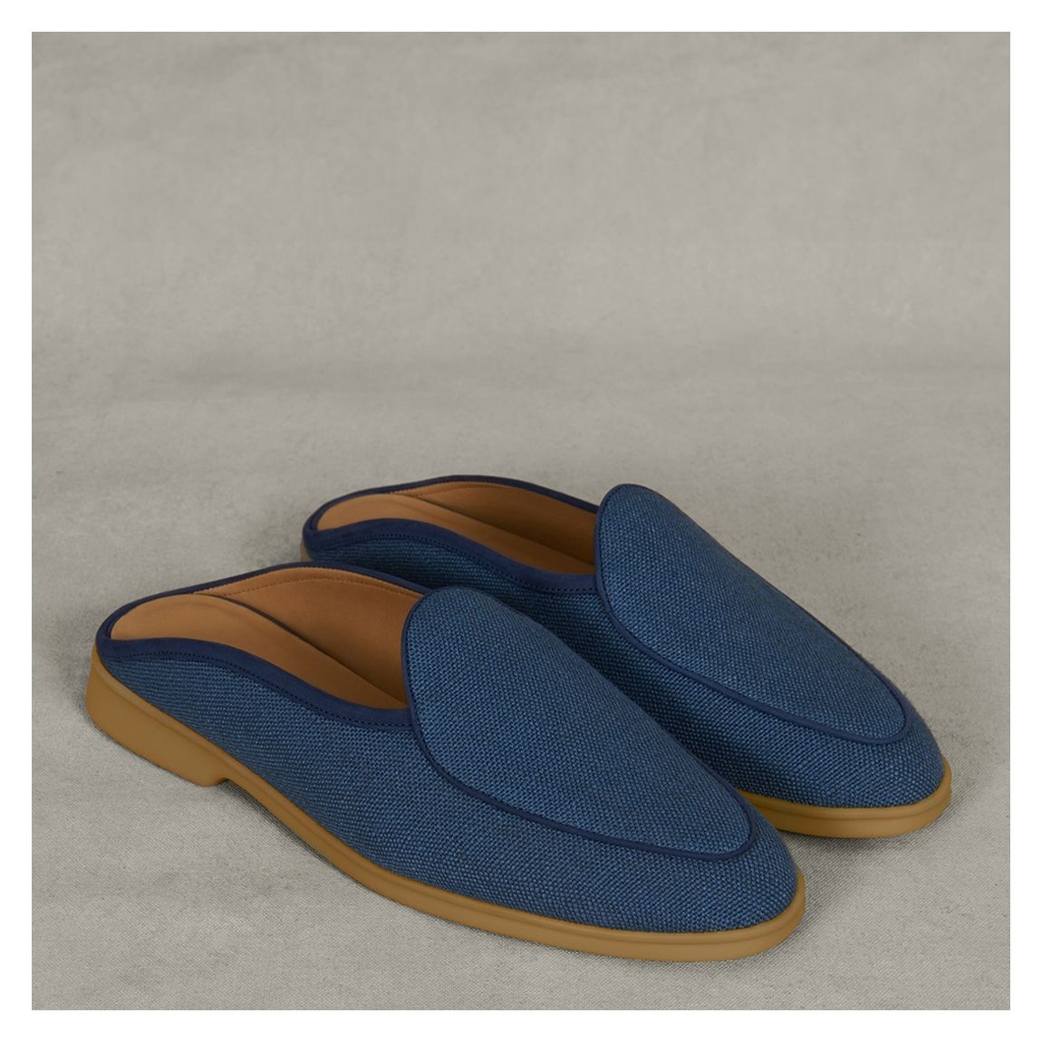 Men's Blue Celadon Stride Mule Loafers main product photo