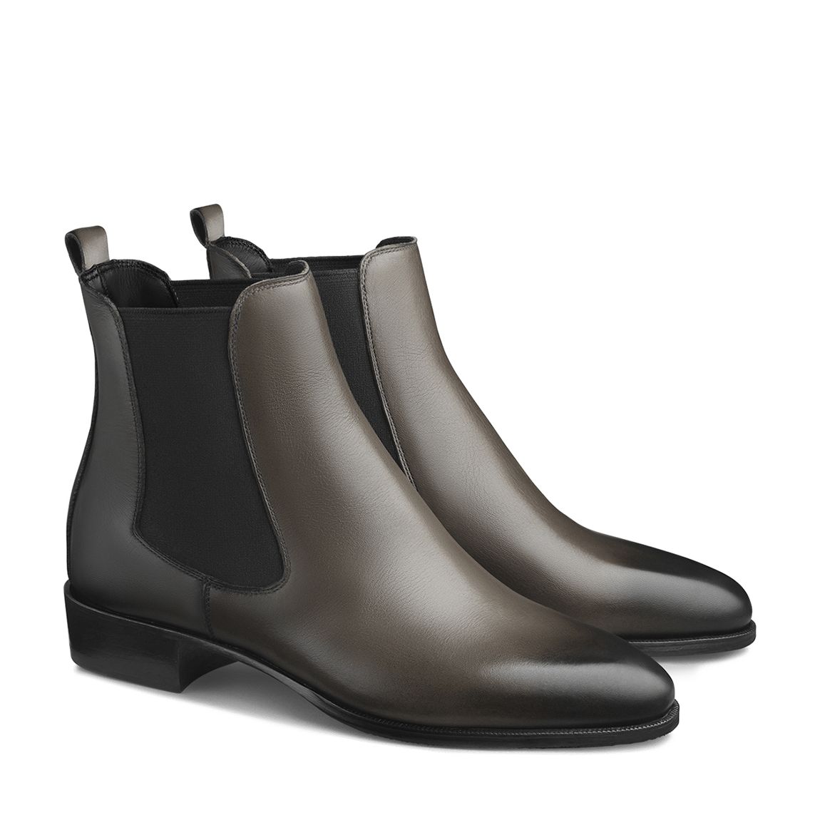 Women's Grey Joan Heeled Ankle Boots main product photo