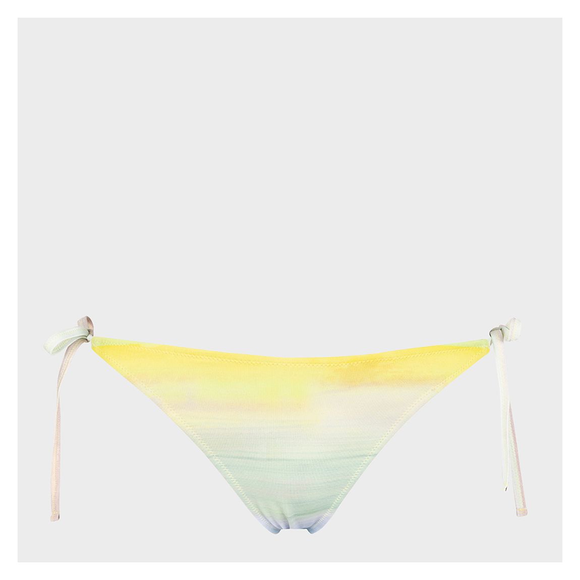 Yellow Stripe Tie Bikini Bottoms main product photo
