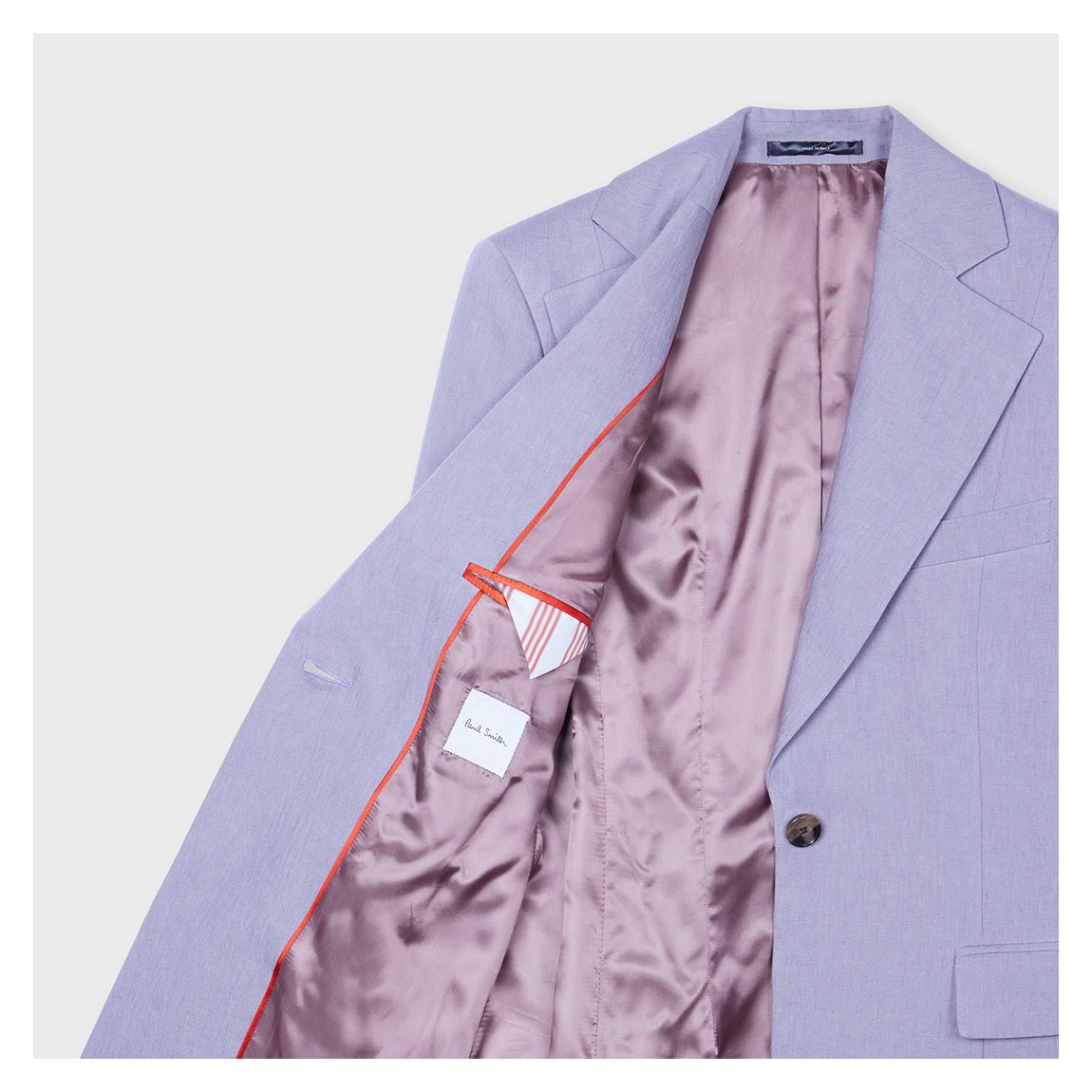 Purple Tailored Linen Blazer main product photo