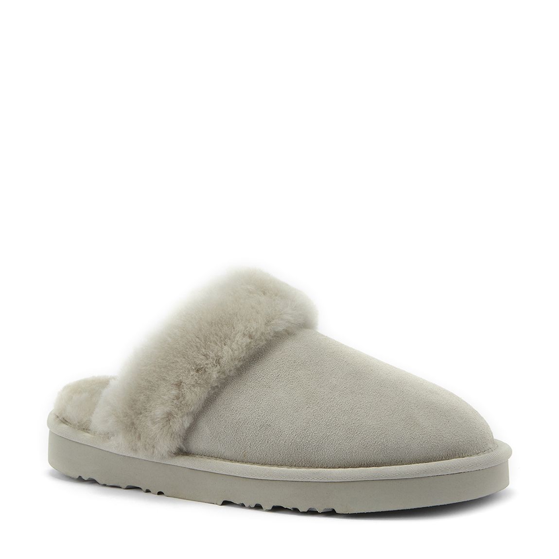 Grey Mool Sheepskin Mule Slippers main product photo