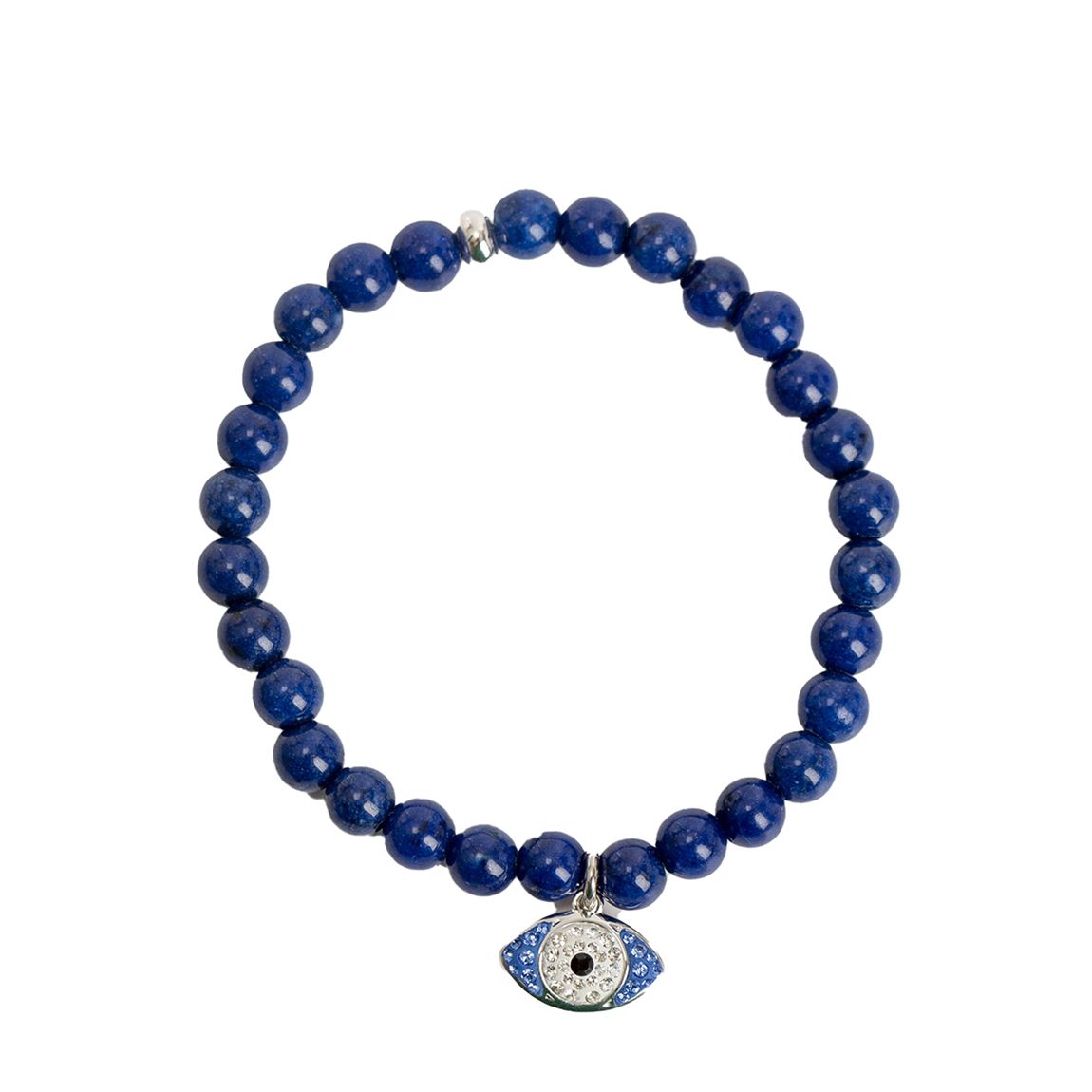 Navy Eye Bracelet Big Pearls main product photo