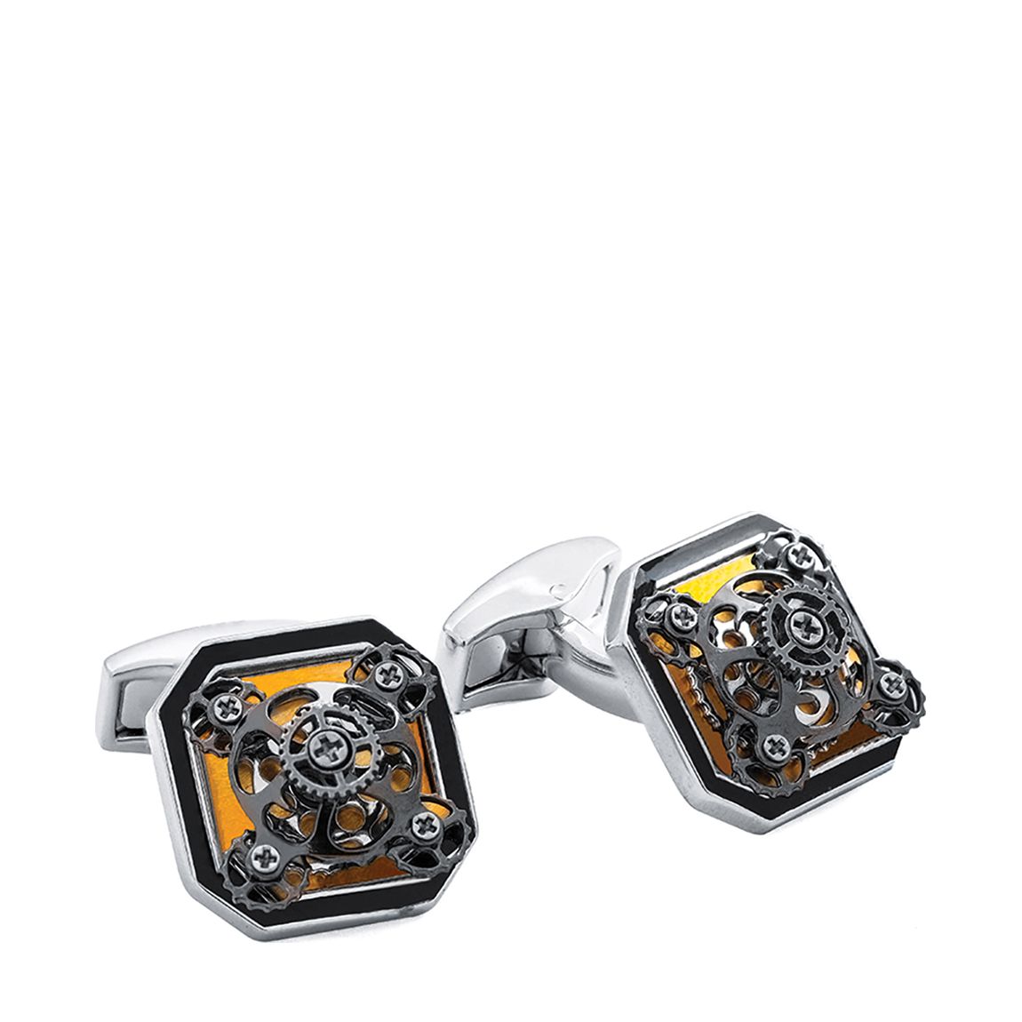 Diablo Ottagono Gear Cufflinks main product photo