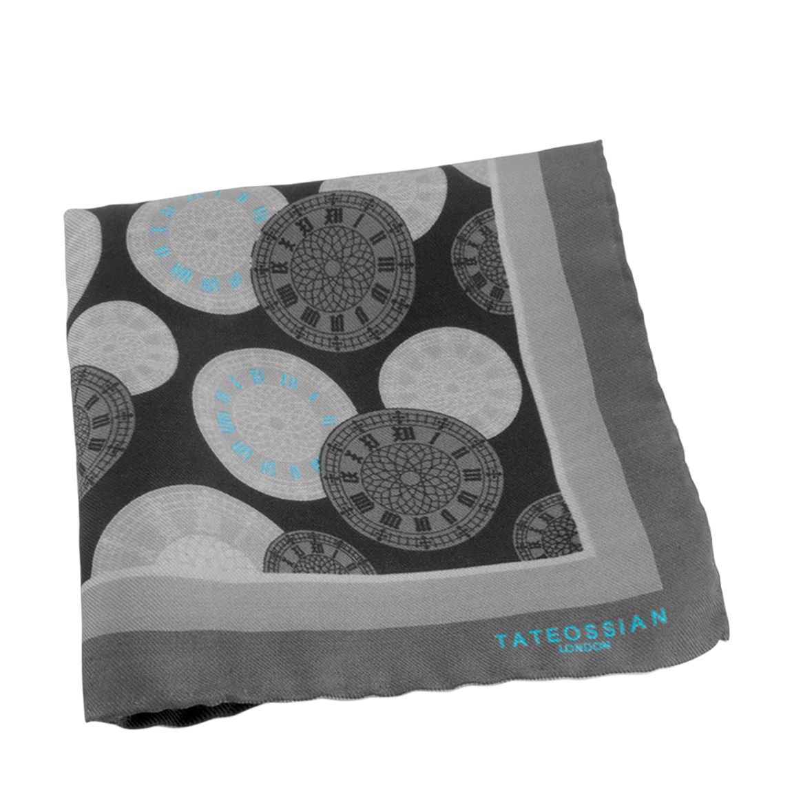 Big Ben Pocket Square in Grey main product photo