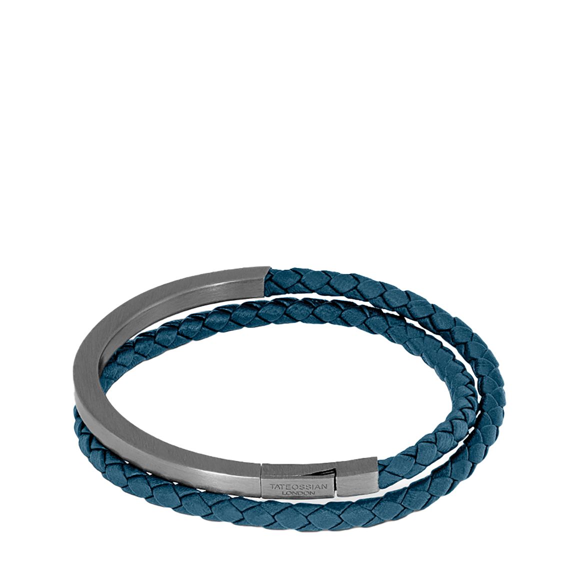 Braided Mezzo Noir Bracelet in Navy Blue main product photo
