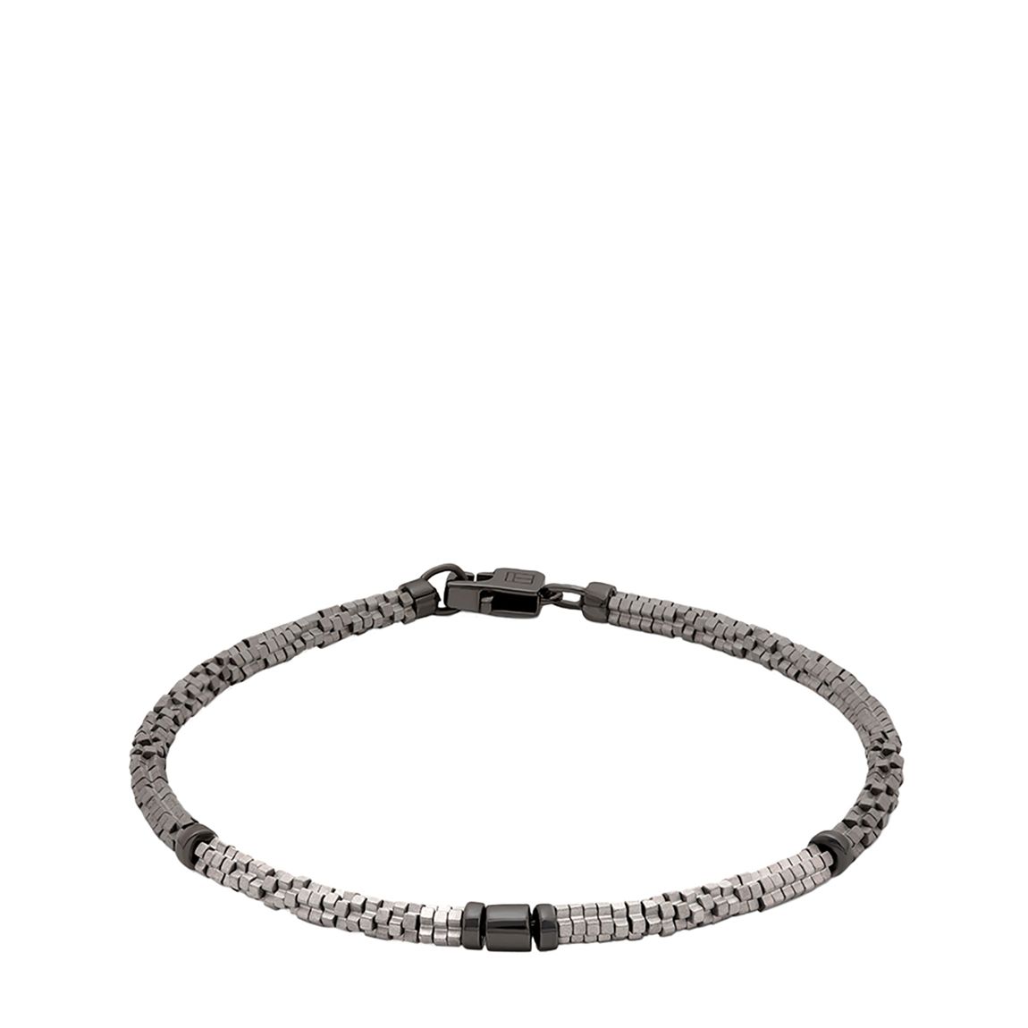 Croce Bamboo Hematite Bracelet in Grey main product photo