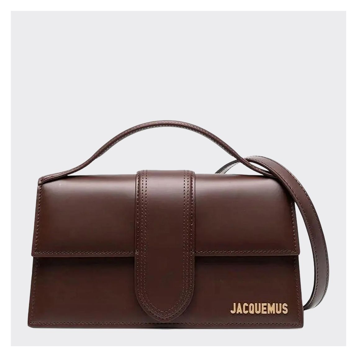Dark Burgundy Jacquemus The Large Bambino Crossbody Bag main product photo