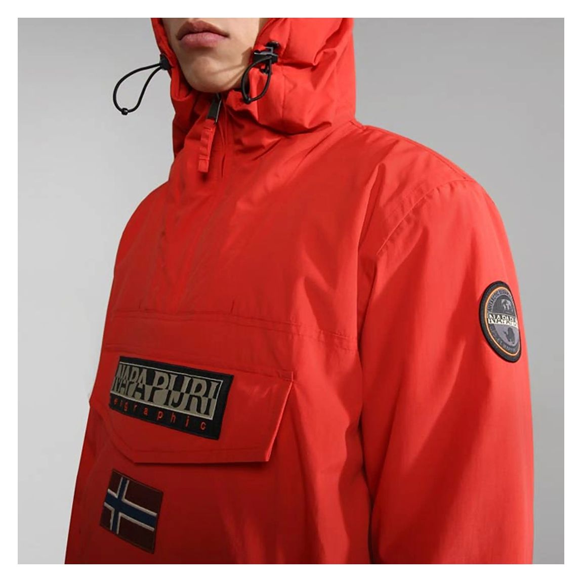 Red Rainforest Winter Anorak main product photo